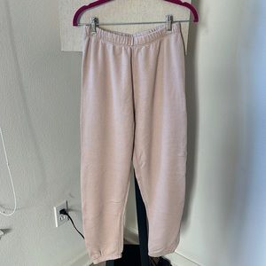 Jenni Kayne Saturday sweatpant Blush color size medium brand new never worn